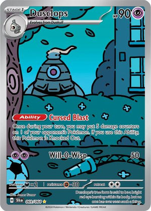 Pokemon TCG - SV: Shrouded Fable - Dusclops - 069/064 - Holofoil