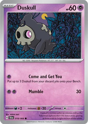 Pokemon TCG - SV: Shrouded Fable - Duskull - 018/064