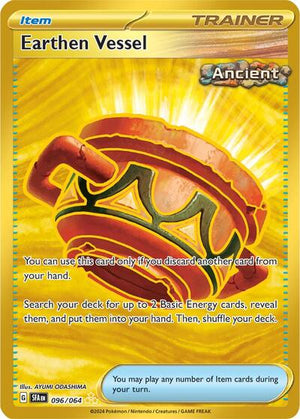 Pokemon TCG - SV: Shrouded Fable - Earthen Vessel - 096/064 - Holofoil
