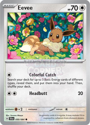 Pokemon TCG - SV: Shrouded Fable - Eevee - 050/064