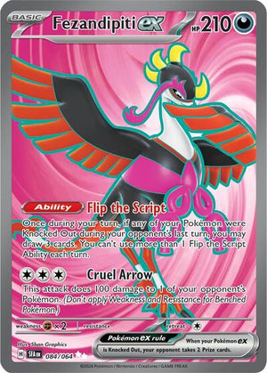 Pokemon TCG - SV: Shrouded Fable - Fezandipiti ex - 084/064 - Holofoil
