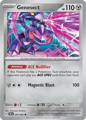 Pokemon TCG - SV: Shrouded Fable - Genesect - 040/064 - Reverse Holofoil
