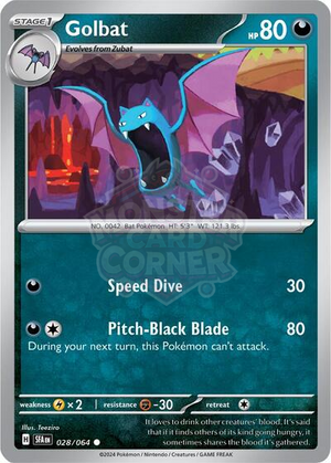 Pokemon TCG - SV: Shrouded Fable - Golbat - 028/064