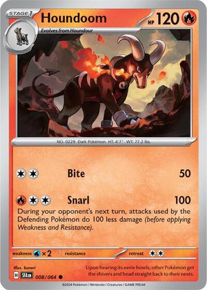 Pokemon TCG - SV: Shrouded Fable - Houndoom - 008/064
