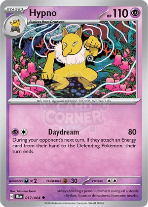 Pokemon TCG - SV: Shrouded Fable - Hypno - 017/064 - Reverse Holofoil