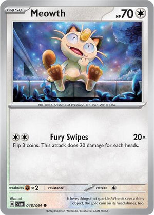 Pokemon TCG - SV: Shrouded Fable - Meowth - 048/064