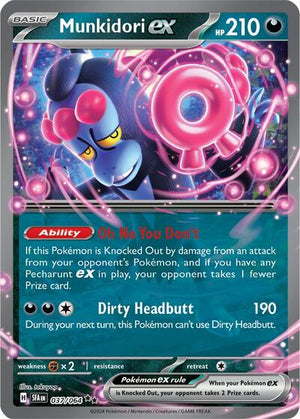 Pokemon TCG - SV: Shrouded Fable - Munkidori ex - 037/064 - Holofoil