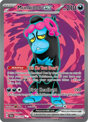 Pokemon TCG - SV: Shrouded Fable - Munkidori ex - 083/064 - Holofoil