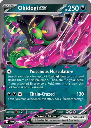 Pokemon TCG - SV: Shrouded Fable - Okidogi ex - 036/064 - Holofoil