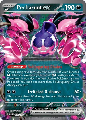 Pokemon TCG - SV: Shrouded Fable - Pecharunt ex - 039/064 - Holofoil