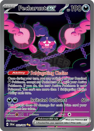 Pokemon TCG - SV: Shrouded Fable - Pecharunt ex - 093/064 - Holofoil