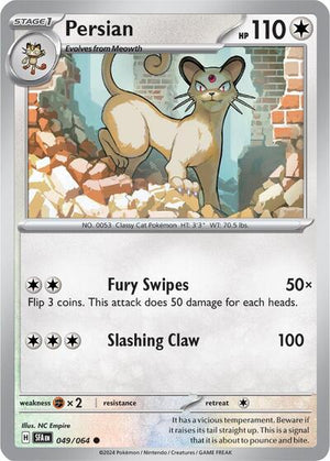 Pokemon TCG - SV: Shrouded Fable - Persian - 049/064