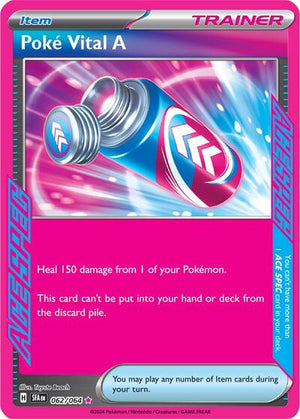 Pokemon TCG - SV: Shrouded Fable - Poke Vital A - 062/064 - Holofoil