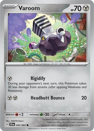 Pokemon TCG - SV: Shrouded Fable - Varoom - 043/064 - Reverse Holofoil