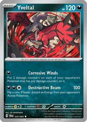Pokemon TCG - SV: Shrouded Fable - Yveltal - 035/064