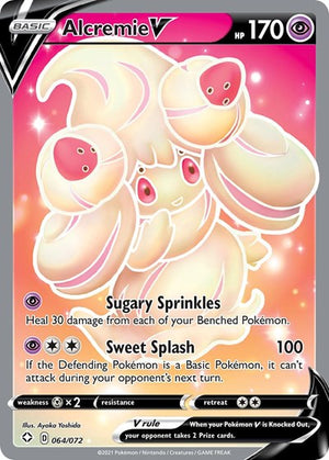 Pokemon TCG - Shining Fates - Alcremie V - 064/072 - Holofoil