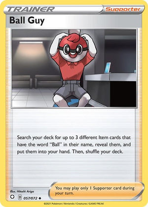 Pokemon TCG - Shining Fates - Ball Guy - 057/072