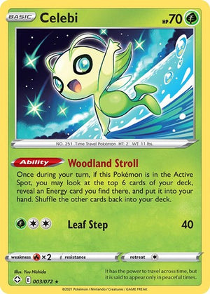 Pokemon TCG - Shining Fates - Celebi - 003/072