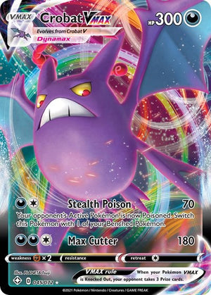 Pokemon TCG - Shining Fates - Crobat VMAX - 045/072 - Holofoil