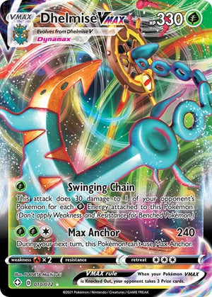 Pokemon TCG - Shining Fates - Dhelmise VMAX - 010/072 - Holofoil