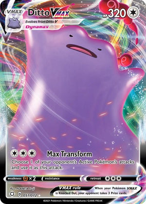 Pokemon TCG - Shining Fates - Ditto VMAX - 051/072 - Holofoil