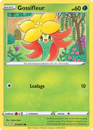Pokemon TCG - Shining Fates - Gossifleur - 014/072 - Reverse Holofoil