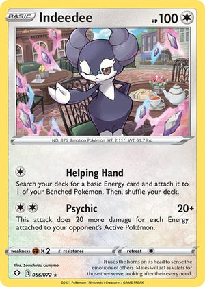 Pokemon TCG - Shining Fates - Indeedee - 056/072 - Holofoil