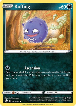 Pokemon TCG - Shining Fates - Koffing - 041/072