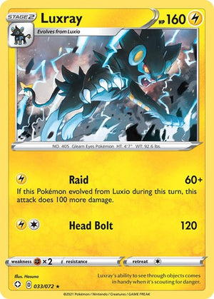 Pokemon TCG - Shining Fates - Luxray - 033/072 - Holofoil
