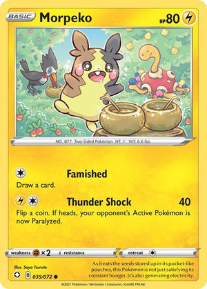 Pokemon TCG - Shining Fates - Morpeko - 035/072 - Reverse Holofoil