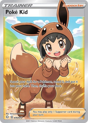 Pokemon TCG - Shining Fates - Poke Kid - 070/072 - Holofoil