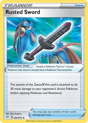 Pokemon TCG - Shining Fates - Rusted Sword - 062/072 - Reverse Holofoil