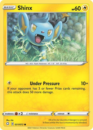 Pokemon TCG - Shining Fates - Shinx - 031/072 - Reverse Holofoil