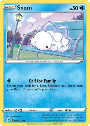 Pokemon TCG - Shining Fates - Snom - 029/072