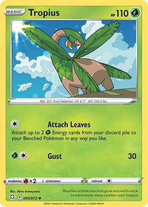 Pokemon TCG - Shining Fates - Tropius - 005/072