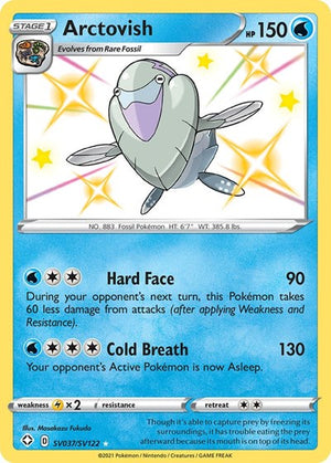 Pokemon TCG - Shining Fates: Shiny Vault - Arctovish - SV037/SV122 - Holofoil