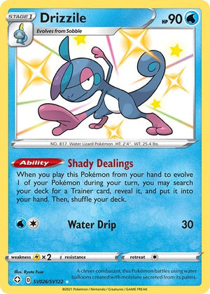 Pokemon TCG - Shining Fates: Shiny Vault - Drizzile - SV026/SV122 - Holofoil