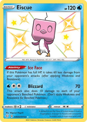 Pokemon TCG - Shining Fates: Shiny Vault - Eiscue - SV035/SV122 - Holofoil