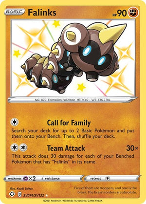 Pokemon TCG - Shining Fates: Shiny Vault - Falinks - SV074/SV122 - Holofoil