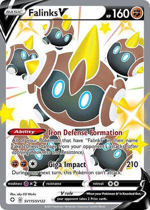 Pokemon TCG - Shining Fates: Shiny Vault - Falinks V - SV115/SV122 - Holofoil