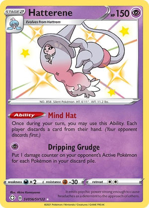 Pokemon TCG - Shining Fates: Shiny Vault - Hatterene - SV056/SV122 - Holofoil