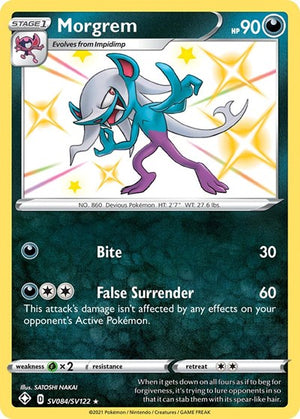 Pokemon TCG - Shining Fates: Shiny Vault - Morgrem - SV084/SV122 - Holofoil