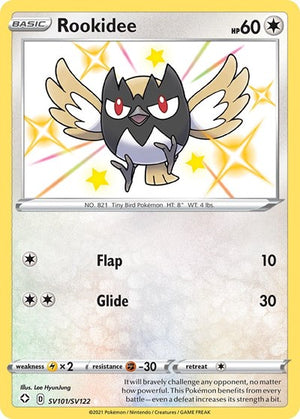 Pokemon TCG - Shining Fates: Shiny Vault - Rookidee - SV101/SV122 - Holofoil