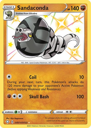 Pokemon TCG - Shining Fates: Shiny Vault - Sandaconda - SV071/SV122 - Holofoil