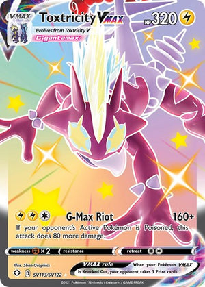 Pokemon TCG - Shining Fates: Shiny Vault - Toxtricity VMAX - SV113/SV122 - Holofoil
