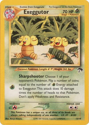Pokemon TCG - Southern Islands - Exeggutor - 13/18