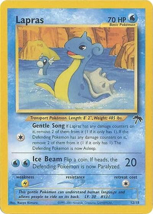 Pokemon TCG - Southern Islands - Lapras - 12/18