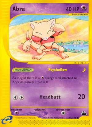 Pokemon TCG - Skyridge - Abra - 046/144 - Reverse Holofoil