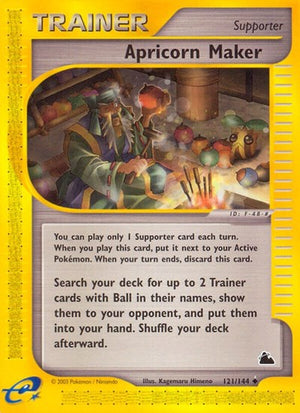 Pokemon TCG - Skyridge - Apricorn Maker - 121/144 - Reverse Holofoil