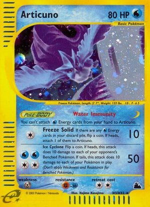Pokemon TCG - Skyridge - Articuno - H03/H32 - Holofoil